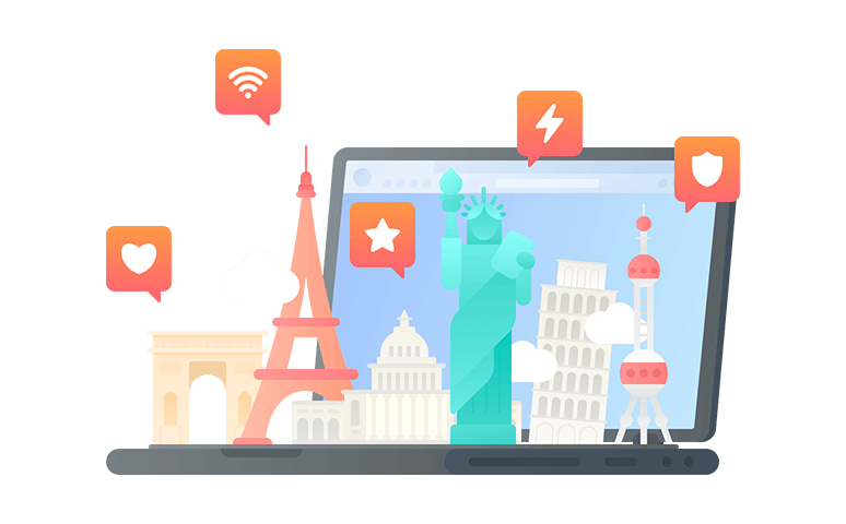 在加蓬连接到中国的代理 - 返华VPN